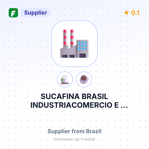SUCAFINA BRASIL INDUSTRIACOMERCIO E EXPORTACAO LTDA. – summary card, no photo uploaded yet