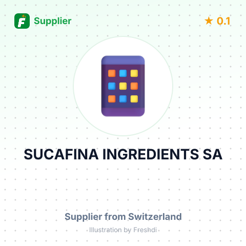 SUCAFINA INGREDIENTS SA – summary card, no photo uploaded yet