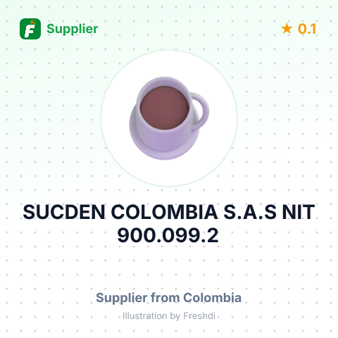 SUCDEN COLOMBIA S.A.S NIT 900.099.2 – summary card, no photo uploaded yet