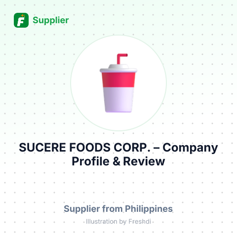 SUCERE FOODS CORP. – summary card, no photo uploaded yet