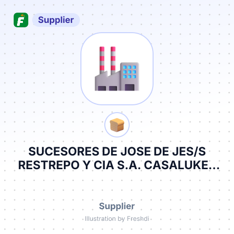 SUCESORES DE JOSE DE JES/S RESTREPO Y CIA S.A. CASALUKER S.A – summary card, no photo uploaded yet