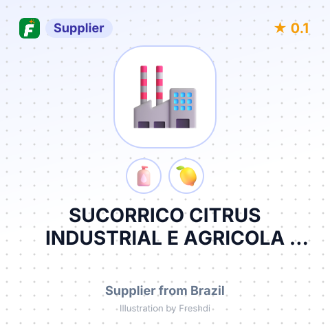SUCORRICO CITRUS INDUSTRIAL E AGRICOLA LTDA. – summary card, no photo uploaded yet