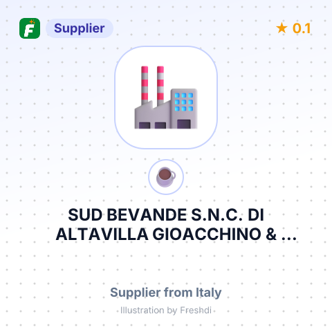 SUD BEVANDE S.N.C. DI ALTAVILLA GIOACCHINO & GIUSEPPE – summary card, no photo uploaded yet
