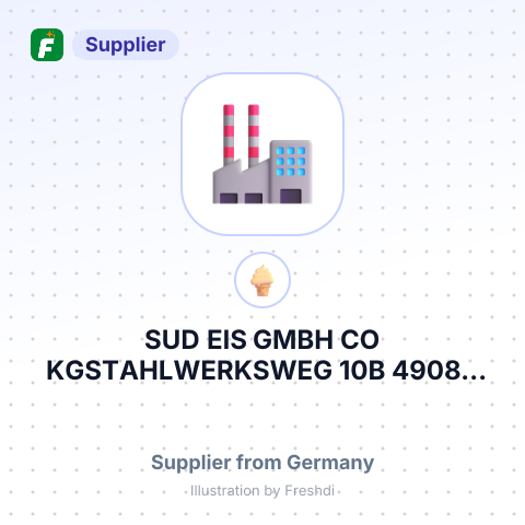 SUD EIS GMBH CO KGSTAHLWERKSWEG 10B 49084 OSNABRUCK – summary card, no photo uploaded yet