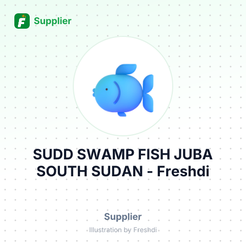 SUDD SWAMP FISH JUBA SOUTH SUDAN – summary card, no photo uploaded yet