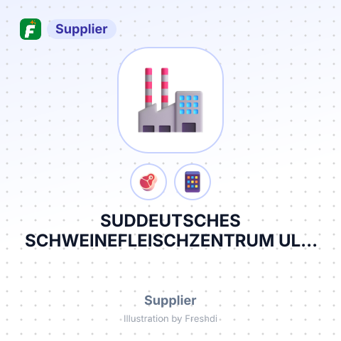 SUDDEUTSCHES SCHWEINEFLEISCHZENTRUM ULM DONAUTAL GMBH – summary card, no photo uploaded yet