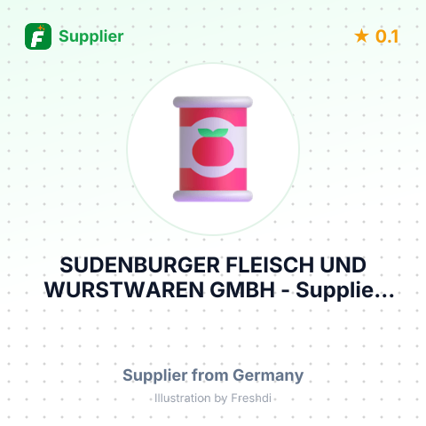 SUDENBURGER FLEISCH UND WURSTWAREN GMBH – summary card, no photo uploaded yet