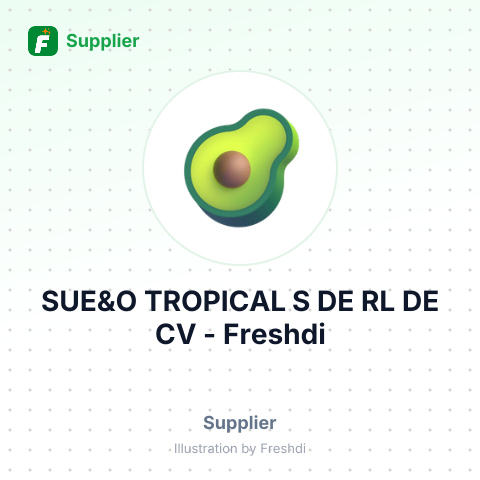 SUE&O TROPICAL S DE RL DE CV – summary card, no photo uploaded yet
