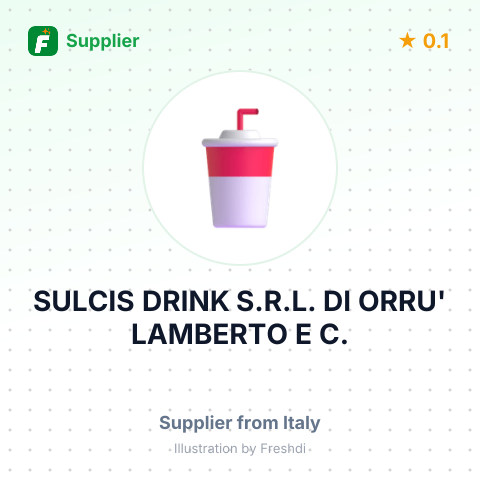SULCIS DRINK S.R.L. DI ORRU' LAMBERTO E C. – summary card, no photo uploaded yet