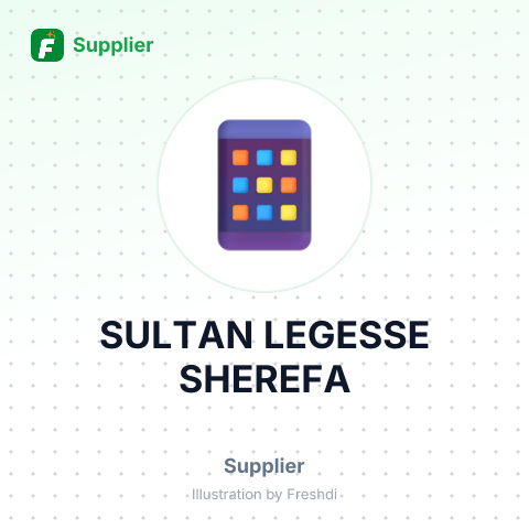 SULTAN LEGESSE SHEREFA – summary card, no photo uploaded yet
