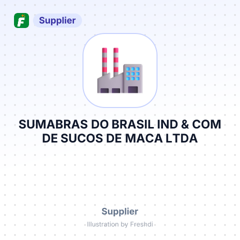 SUMABRAS DO BRASIL IND & COM DE SUCOS DE MACA LTDA – summary card, no photo uploaded yet