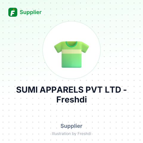SUMI APPARELS PVT LTD – summary card, no photo uploaded yet