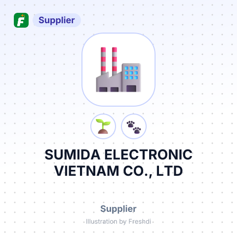 SUMIDA ELECTRONIC VIETNAM CO., LTD – summary card, no photo uploaded yet