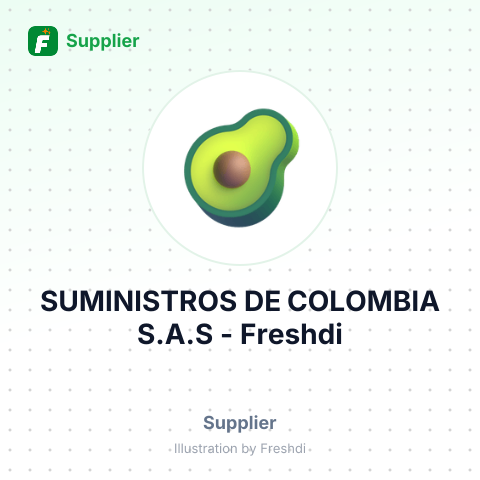 SUMINISTROS DE COLOMBIA S.A.S – summary card, no photo uploaded yet