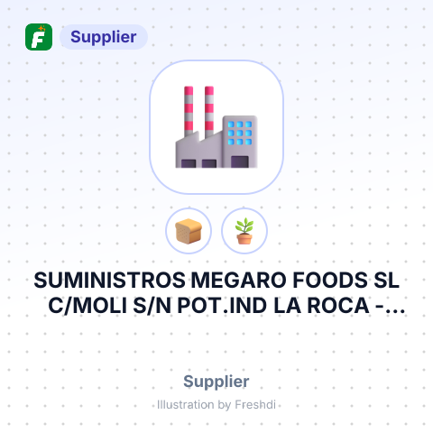 SUMINISTROS MEGARO FOODS SL C/MOLI S/N POT.IND LA ROCA – summary card, no photo uploaded yet