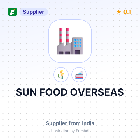 SUN FOOD OVERSEAS – summary card, no photo uploaded yet