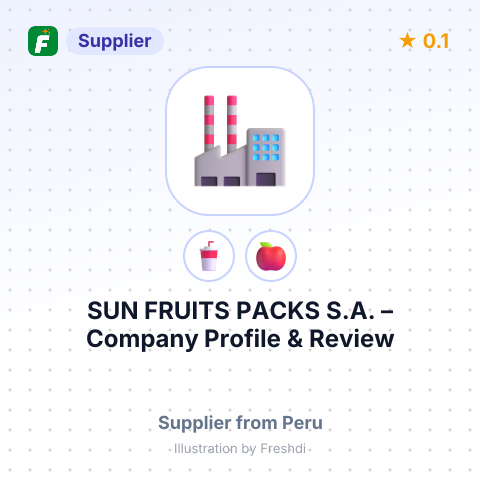 SUN FRUITS PACKS S.A. – summary card, no photo uploaded yet