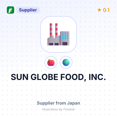 SUN GLOBE FOOD, INC. – summary card, no photo uploaded yet