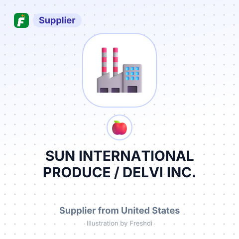 SUN INTERNATIONAL PRODUCE / DELVI, INC. – summary card, no photo uploaded yet