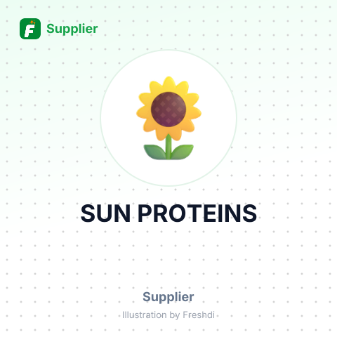 SUN PROTEINS – summary card, no photo uploaded yet
