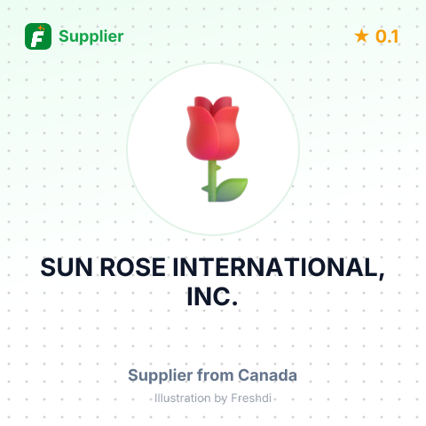 SUN ROSE INTERNATIONAL, INC. – summary card, no photo uploaded yet