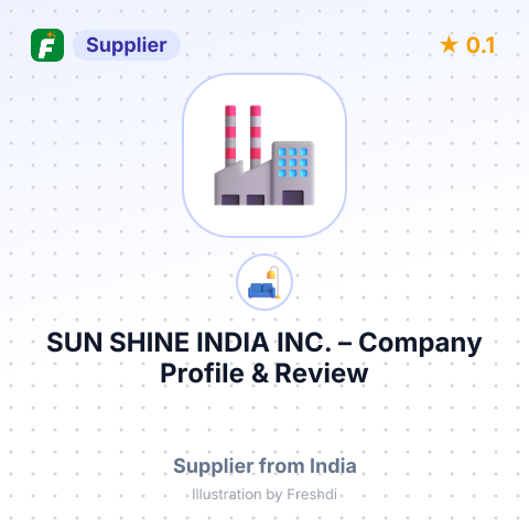 SUN SHINE INDIA INC. – summary card, no photo uploaded yet