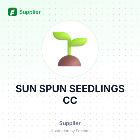 SUN SPUN SEEDLINGS CC – summary card, no photo uploaded yet