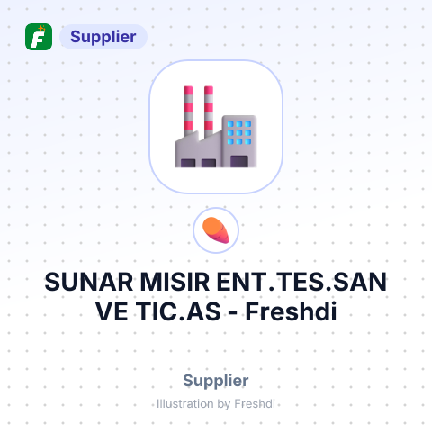 SUNAR MISIR ENT.TES.SAN VE TIC.AS – summary card, no photo uploaded yet