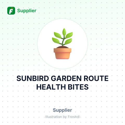 SUNBIRD GARDEN ROUTE HEALTH BITES – summary card, no photo uploaded yet