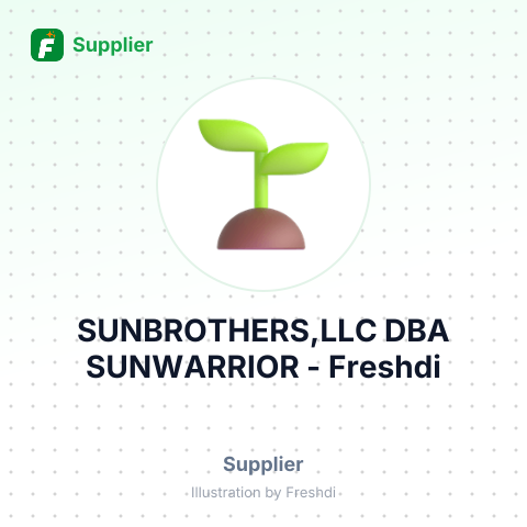 SUNBROTHERS,LLC DBA SUNWARRIOR – summary card, no photo uploaded yet