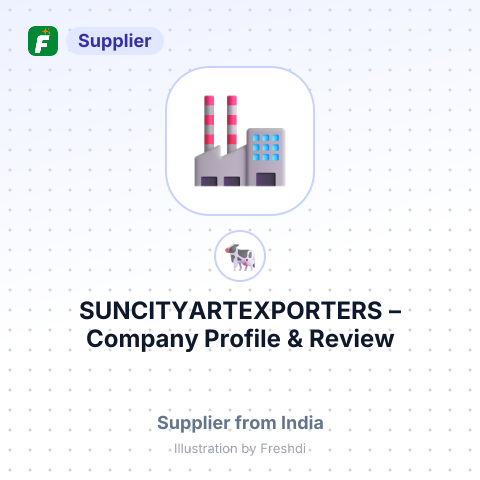 SUNCITYARTEXPORTERS – summary card, no photo uploaded yet