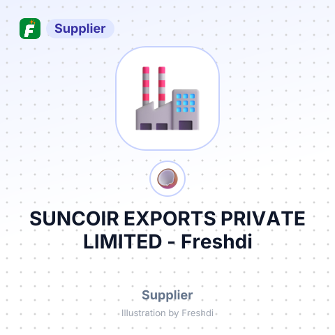 SUNCOIR EXPORTS PRIVATE LIMITED – summary card, no photo uploaded yet