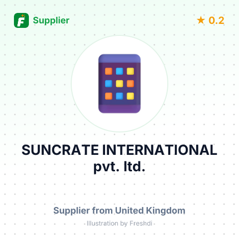 SUNCRATE INTERNATIONAL pvt. ltd. – summary card, no photo uploaded yet