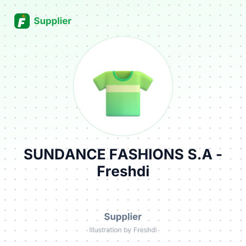 SUNDANCE FASHIONS S.A – summary card, no photo uploaded yet