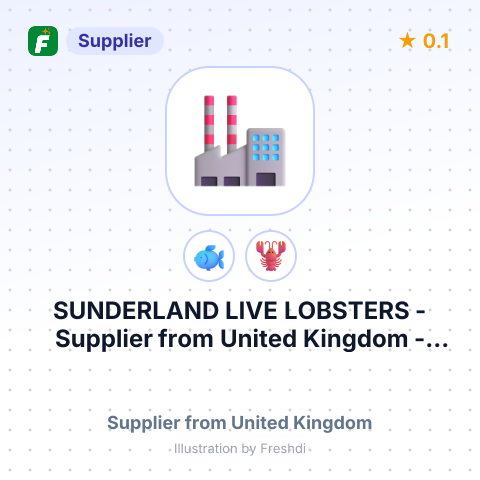 SUNDERLAND LIVE LOBSTERS – summary card, no photo uploaded yet