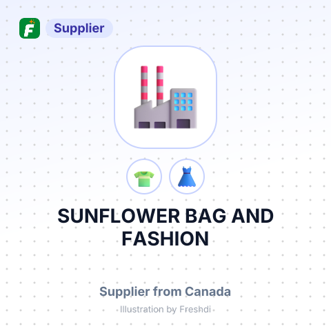 SUNFLOWER BAG AND FASHION – summary card, no photo uploaded yet