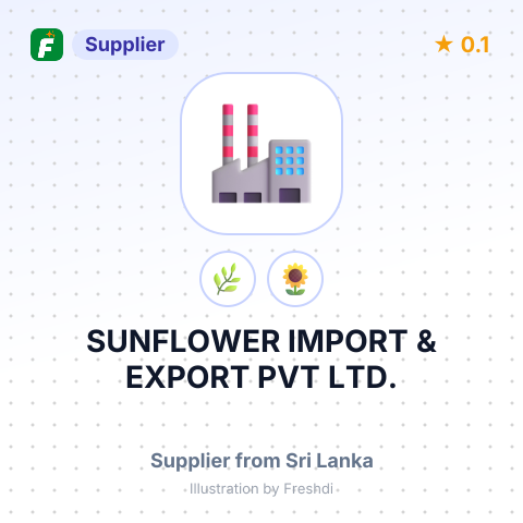 SUNFLOWER IMPORT & EXPORT PVT LTD. – summary card, no photo uploaded yet