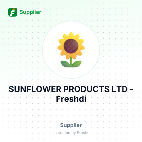 SUNFLOWER PRODUCTS LTD – summary card, no photo uploaded yet