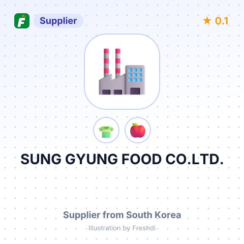 SUNG GYUNG FOOD CO.LTD. – summary card, no photo uploaded yet