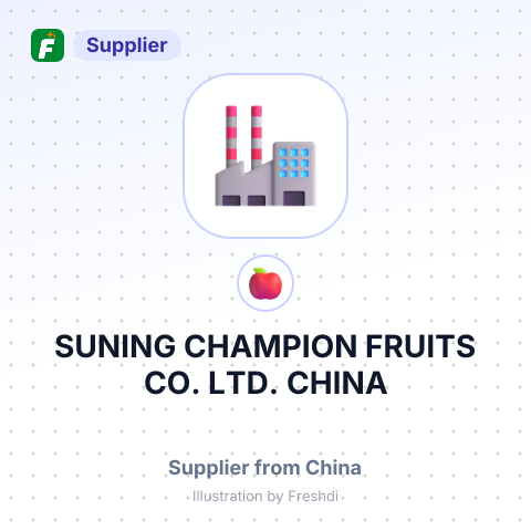 SUNING CHAMPION FRUITS CO. LTD. CHINA – summary card, no photo uploaded yet