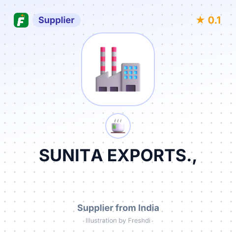 SUNITA EXPORTS., – summary card, no photo uploaded yet