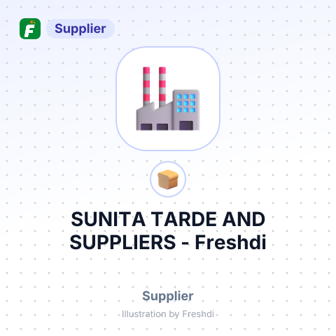 SUNITA TARDE AND SUPPLIERS – summary card, no photo uploaded yet