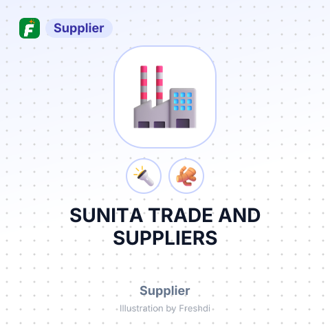 SUNITA TRADE AND SUPPLIERS – summary card, no photo uploaded yet