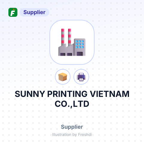 SUNNY PRINTING VIETNAM CO.,LTD – summary card, no photo uploaded yet