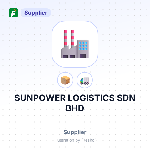 SUNPOWER LOGISTICS SDN BHD – summary card, no photo uploaded yet