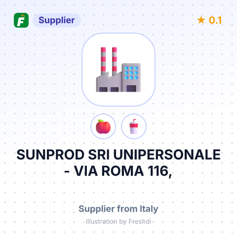 SUNPROD SRI UNIPERSONALE - VIA ROMA 116, – summary card, no photo uploaded yet