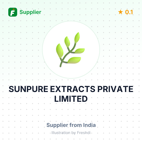 SUNPURE EXTRACTS PRIVATE LIMITED – summary card, no photo uploaded yet