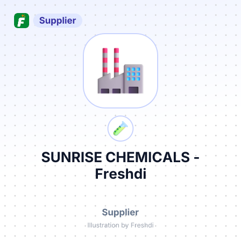 SUNRISE CHEMICALS – summary card, no photo uploaded yet