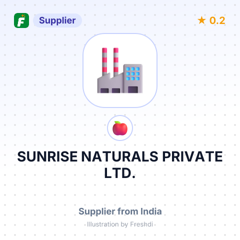 SUNRISE NATURALS PRIVATE LTD. – summary card, no photo uploaded yet
