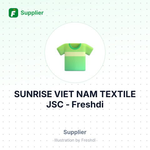 SUNRISE VIET NAM TEXTILE JSC – summary card, no photo uploaded yet